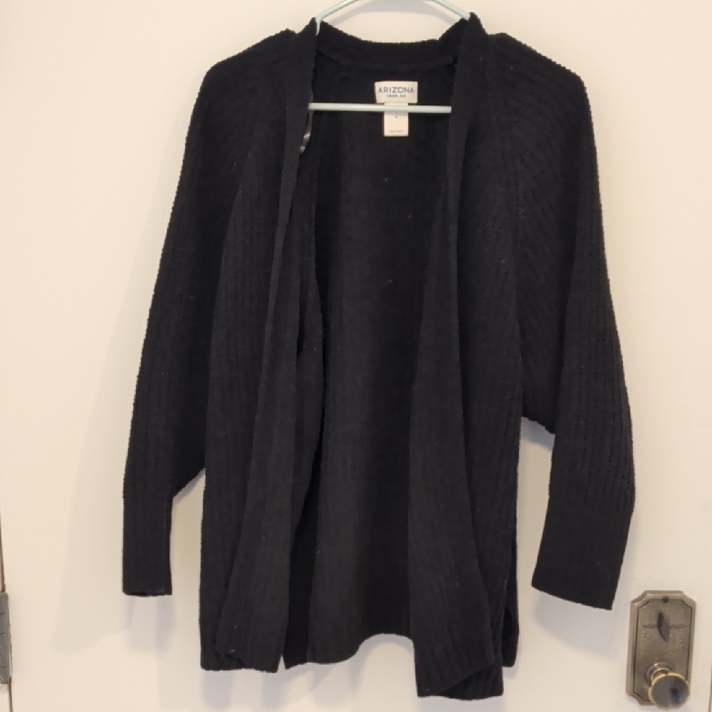 Arizona Jean Company Women's Classic Black Cardigan